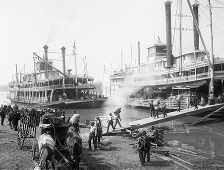 1800s - Mississippi Riverboat Gambling is popular on the trade ships frequenting the river.